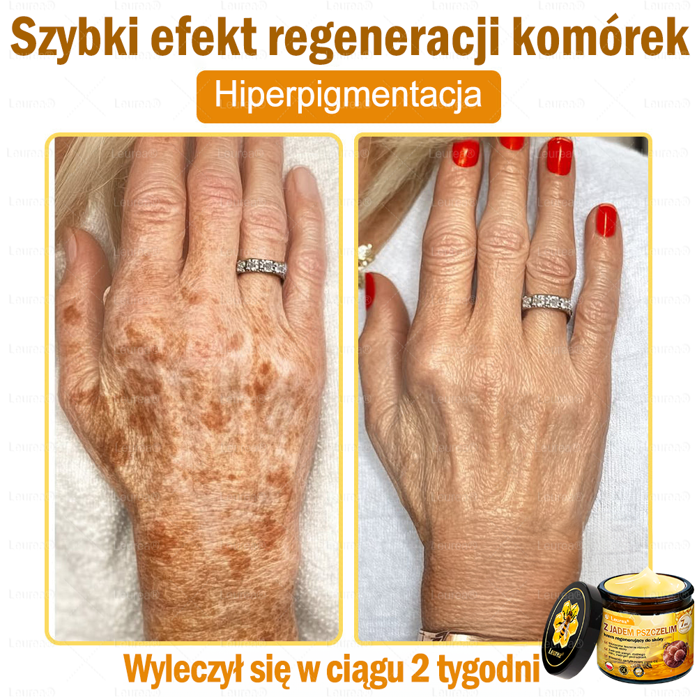 ✨Leurea® Krem Regenerujący z Jadem Pszczelim🔥 Naturalna regeneracja skóry, wygładzenie zmarszczek i promienna cera-50 ml