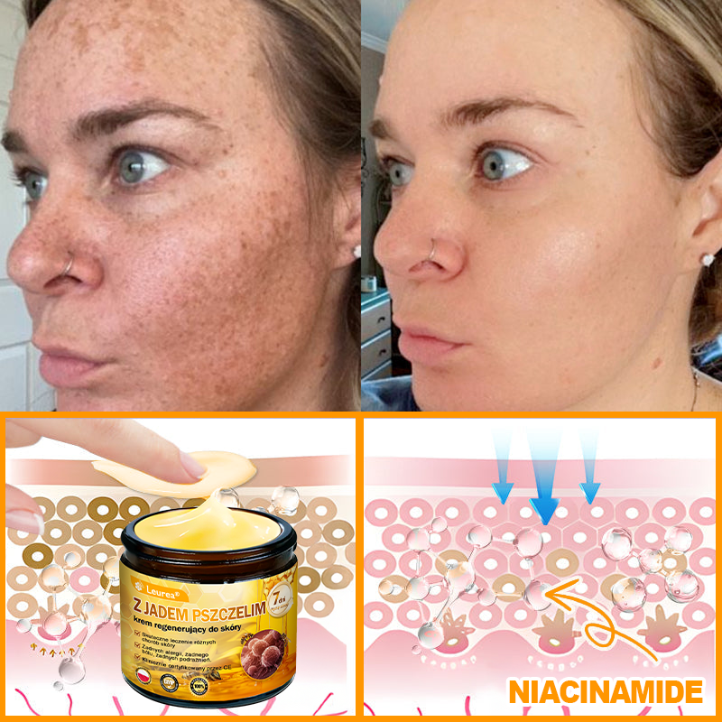 ✨Leurea® Krem Regenerujący z Jadem Pszczelim🔥 Naturalna regeneracja skóry, wygładzenie zmarszczek i promienna cera-50 ml