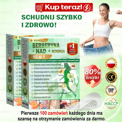 🪻BSWELL® Nano mikroigłowy plaster wyszczuplający (Raz dziennie, efekty już po 28 dniach ✅ Wspiera odchudzanie, serce, cukrzycę, sen, jelita, stawy i więcej.