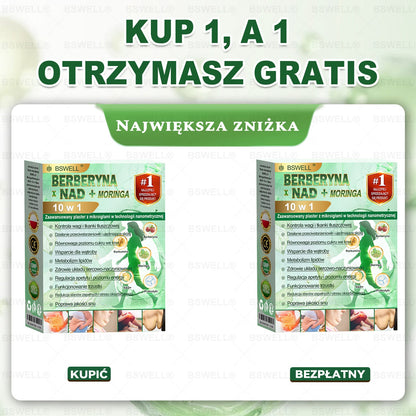 🪻BSWELL® Nano mikroigłowy plaster wyszczuplający (Raz dziennie, efekty już po 28 dniach ✅ Wspiera odchudzanie, serce, cukrzycę, sen, jelita, stawy i więcej.