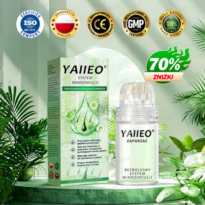 🍌 𝐘𝐀𝐈𝐈𝐄𝐎® Bezbolesny System Mikroinfuzji Głębokie blokowanie DHT, reaktywacja mieszków włosowych i widoczny wzrost włosów