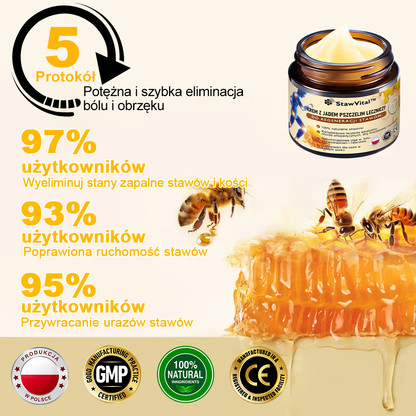 🐝𝑺𝒕𝒂𝒘𝑽𝒊𝒕𝒂𝒍™ Krem do regeneracji stawów i kości zawiera toksynę botulinową i jad pszczeli | ✨ Produkt z certyfikatem CE